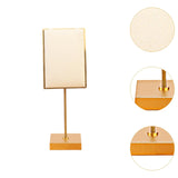 Maxbell Necklace Stand Elegant Creative Jewelry Display for Tabletop Bedroom Counter Beige 16.5cmx6cm