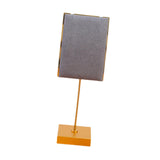 Maxbell Necklace Stand Elegant Creative Jewelry Display for Tabletop Bedroom Counter Gray 16.5cmx6cm