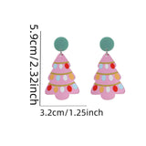 Christmas Tree Earrings Christmas Jewelry for Graduations Holiday Daily Wear