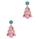 Christmas Tree Earrings Christmas Jewelry for Graduations Holiday Daily Wear