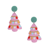 Christmas Tree Earrings Christmas Jewelry for Graduations Holiday Daily Wear