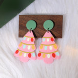 Christmas Tree Earrings Christmas Jewelry for Graduations Holiday Daily Wear