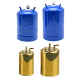 Welding Oil Pot Premium Gas Valve Oil Pot for DIY Crafts Projects DIY Crafts 17x11cm Blue