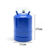 Welding Oil Pot Premium Gas Valve Oil Pot for DIY Crafts Projects DIY Crafts 17x11cm Blue