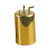 Welding Oil Pot Premium Gas Valve Oil Pot for DIY Crafts Projects DIY Crafts 13x8.5cm Gold