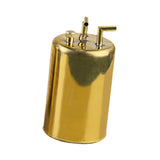 Welding Oil Pot Premium Gas Valve Oil Pot for DIY Crafts Projects DIY Crafts 13x8.5cm Gold