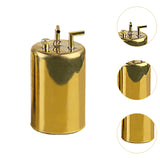 Welding Oil Pot Premium Gas Valve Oil Pot for DIY Crafts Projects DIY Crafts 13x8.5cm Gold