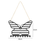 Maxbell Earring Wall Holder Organizer Earring Hanging Rack for Dresser Necklace Home Black