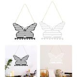 Maxbell Earring Wall Holder Organizer Earring Hanging Rack for Dresser Necklace Home Black