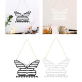 Maxbell Earring Wall Holder Organizer Earring Hanging Rack for Dresser Necklace Home Black