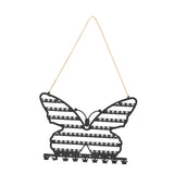 Maxbell Earring Wall Holder Organizer Earring Hanging Rack for Dresser Necklace Home Black