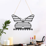 Maxbell Earring Wall Holder Organizer Earring Hanging Rack for Dresser Necklace Home Black