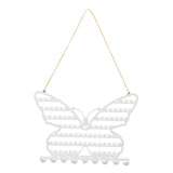 Maxbell Earring Wall Holder Organizer Earring Hanging Rack for Dresser Necklace Home White