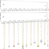 Maxbell Wall Necklace Holder Jewelry Display Stand for Drop Earrings Bangles Anklets