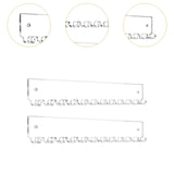 Maxbell Wall Necklace Holder Jewelry Display Stand for Drop Earrings Bangles Anklets