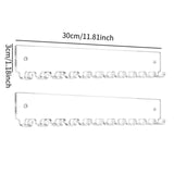 Maxbell Wall Necklace Holder Jewelry Display Stand for Drop Earrings Bangles Anklets