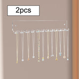 Maxbell Wall Necklace Holder Jewelry Display Stand for Drop Earrings Bangles Anklets