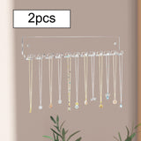 Maxbell Wall Necklace Holder Jewelry Display Stand for Drop Earrings Bangles Anklets