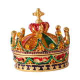 Crown Jewelry Box Cute Unique Trinket Box for Earrings Stud Necklace Pendant