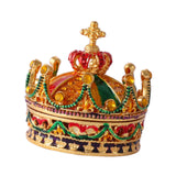 Crown Jewelry Box Cute Unique Trinket Box for Earrings Stud Necklace Pendant