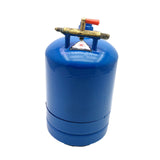 Welding Oil Pot with Valve Replaces Soldering Oil Kettle for Crafts Projects Blue 22.3x13.5cm