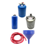 Welding Oil Pot with Valve Replaces Soldering Oil Kettle for Crafts Projects Blue 22.3x13.5cm