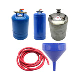 Welding Oil Pot with Valve Replaces Soldering Oil Kettle for Crafts Projects Blue 22.3x13.5cm