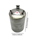 Welding Oil Pot with Valve Replaces Soldering Oil Kettle for Crafts Projects Gray 14.3x8.8cm