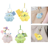 Maxbell Plush Keychain Lovely Portable Hanging Ornament for Handbag Purse Decoration Blue