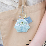 Maxbell Plush Keychain Lovely Portable Hanging Ornament for Handbag Purse Decoration Blue