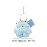 Maxbell Plush Keychain Lovely Portable Hanging Ornament for Handbag Purse Decoration Blue