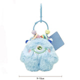 Maxbell Plush Keychain Lovely Portable Hanging Ornament for Handbag Purse Decoration Blue