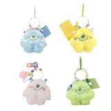 Maxbell Plush Keychain Lovely Portable Hanging Ornament for Handbag Purse Decoration Blue