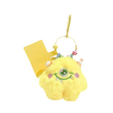 Maxbell Plush Keychain Lovely Portable Hanging Ornament for Handbag Purse Decoration Yellow