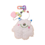 Maxbell Plush Keychain Lovely Portable Hanging Ornament for Handbag Purse Decoration White