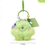 Maxbell Plush Keychain Lovely Portable Hanging Ornament for Handbag Purse Decoration Green