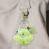 Maxbell Plush Keychain Lovely Portable Hanging Ornament for Handbag Purse Decoration Green
