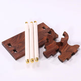 Maxbell Rings Display Stand Jewelry Organizer for Dressing Table Countertop Tabletop Beige 22x10.5x9.5cm