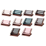 Maxbell Rings Display Stand Jewelry Organizer for Dressing Table Countertop Tabletop Beige 22x10.5x9.5cm