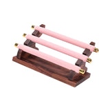 Maxbell Rings Display Stand Jewelry Organizer for Dressing Table Countertop Tabletop Pink 22x10.5x9.5cm