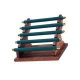 Maxbell Rings Display Stand Jewelry Organizer for Dressing Table Countertop Tabletop Green 22x16.5x15.5cm