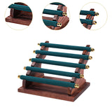 Maxbell Rings Display Stand Jewelry Organizer for Dressing Table Countertop Tabletop Green 22x16.5x15.5cm