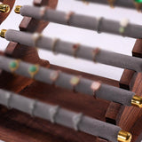 Maxbell Rings Display Stand Jewelry Organizer for Dressing Table Countertop Tabletop Gray 22x16.5x15.5cm