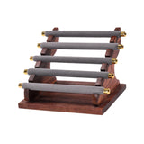 Maxbell Rings Display Stand Jewelry Organizer for Dressing Table Countertop Tabletop Gray 22x16.5x15.5cm