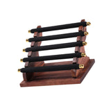 Maxbell Rings Display Stand Jewelry Organizer for Dressing Table Countertop Tabletop Black 22x16.5x15.5cm