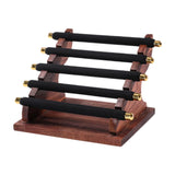 Maxbell Rings Display Stand Jewelry Organizer for Dressing Table Countertop Tabletop Black 22x16.5x15.5cm
