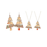 Christmas Tree Earrings Trendy Jewelry for Thanksgiving Festive Party Favors