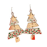 Christmas Tree Earrings Trendy Jewelry for Thanksgiving Festive Party Favors