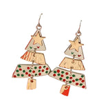 Christmas Tree Earrings Trendy Jewelry for Thanksgiving Festive Party Favors