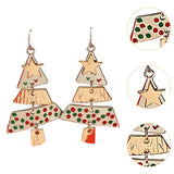 Christmas Tree Earrings Trendy Jewelry for Thanksgiving Festive Party Favors